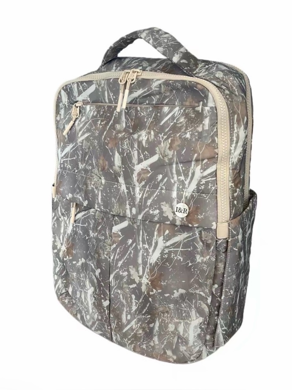 Iris and Rainbow camo backpack